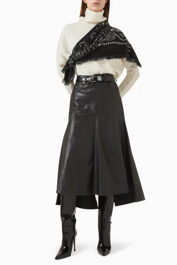 Large Hachiko Bandana in Cashmere