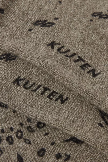 Sig Bandana Socks in Cashmere