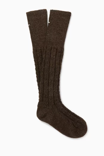 Chunky Socks in Wool-knit