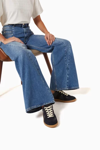 Replica Sneakers in Leather