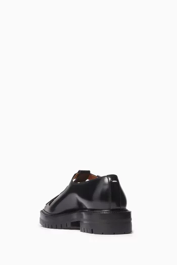 Tabi Country Mary-Jane Flats in Leather