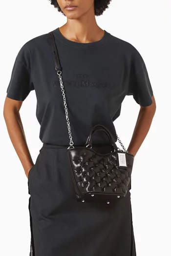 Mini Glam Slam Tote Bag in Padded Leather