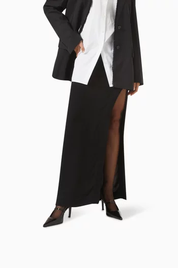 Slingback 85 Pumps in Naplack Leather