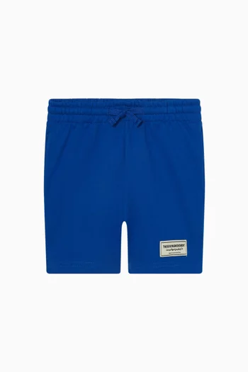 Relaxed Shorts in Organic Cotton-blend