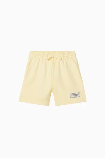 Relaxed Shorts in Organic Cotton-blend