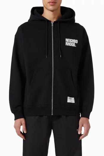 Classic Zip Sweat Hoodie in Cotton