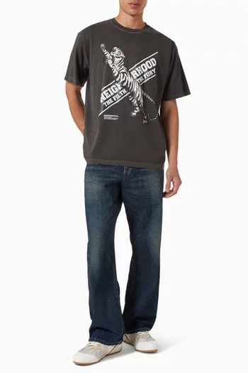 NH 17 Tiger-print T-shirt in Cotton