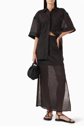 Kai Resort Shirt in Ramie