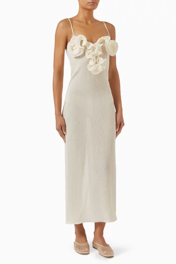 فستان طويل للشاطئ كريب