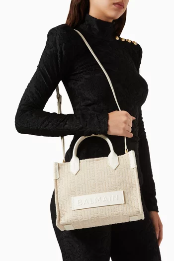 B-Army 36 Shopper Bag in Monogram Jacquard