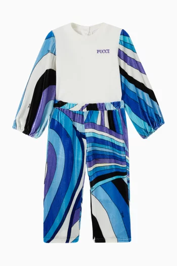 بلوزة بنقشة قطن عضوي