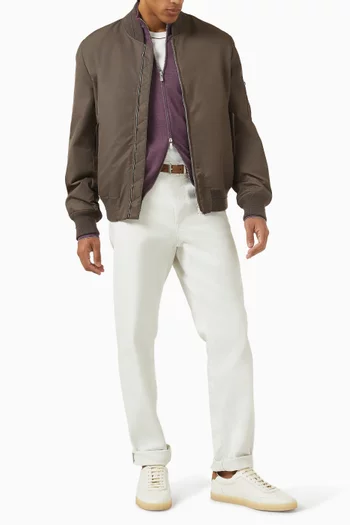 كارديغان منسوج بسحّاب