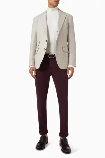 تي شيرت غولف مزين بطبعة حرير