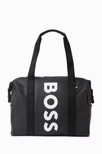 حقيبة مستلزمات أطفال بشعار الماركة