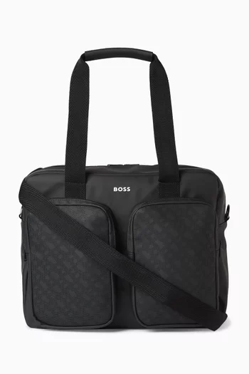 Logo Changing Bag in Nylon