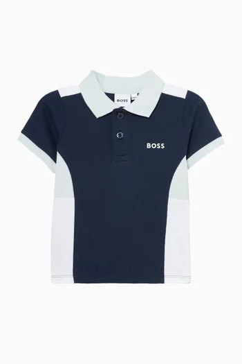 تي شيرت بولو بشعار الماركة قطن بيكيه