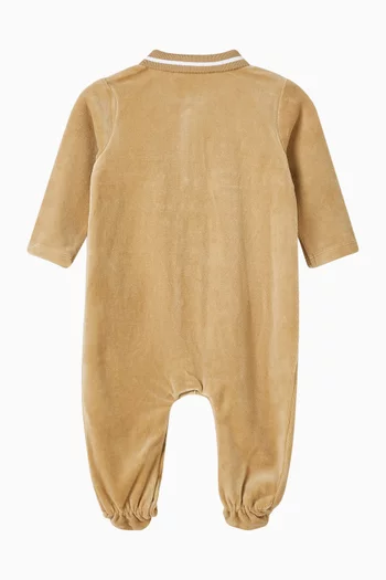 بيجاما بشعار الماركة قطن مخملي