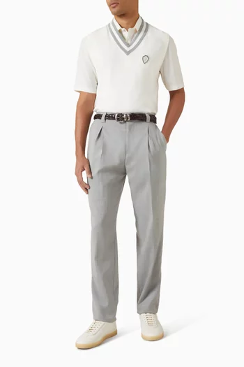 فيست بفتحة رقبة على شكل حرف V‏ نسيج قطن