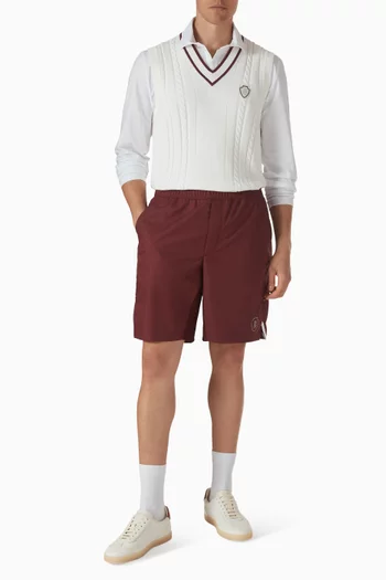 Elastic-waist Shorts in Nylon