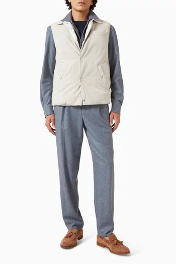 Flannel Overshirt in Wool