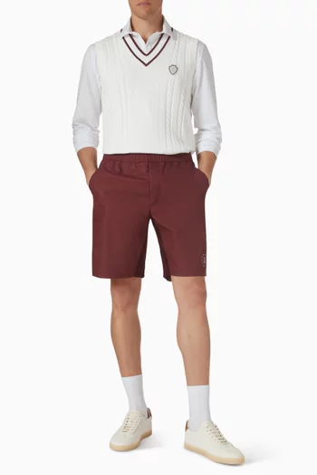 فيست بنمط سترة قطن منسوج بغرزة الضفيرة