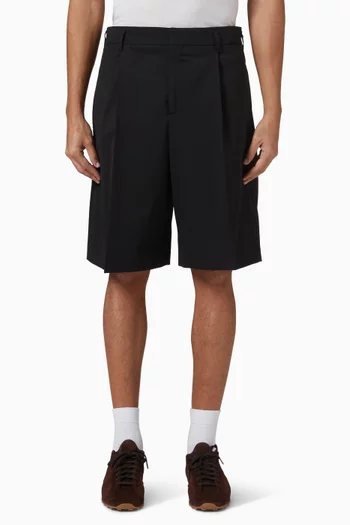 شورت لو اوفالو صوف بكر مطاطي