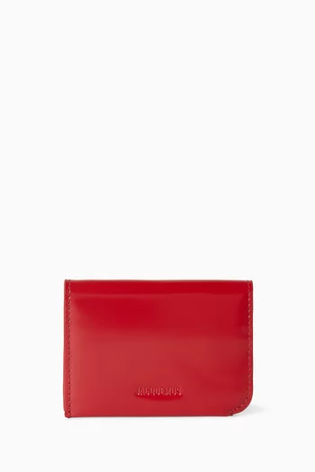 Le Porte Cartes Curvo Card Holder in Leather