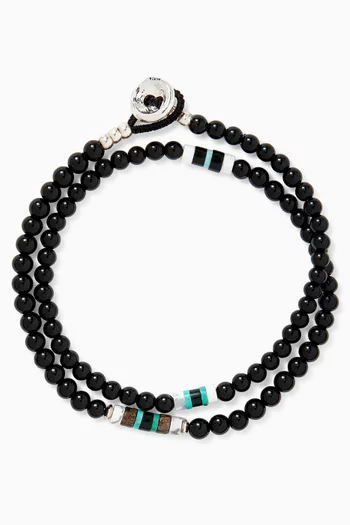 4mm Stone Double-wrap Bracelet
