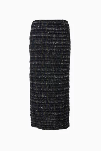 تنورة مطرزة بالترتر مزيج فيسكوز