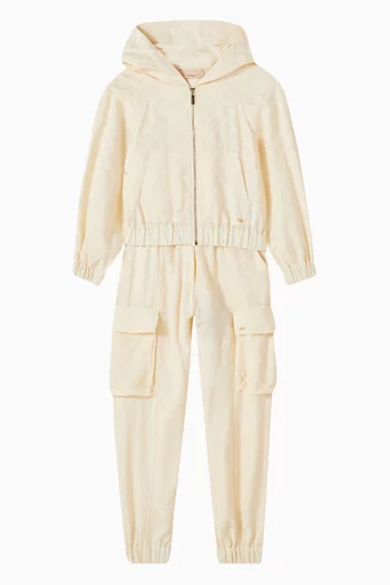 جاكيت مبطن بغطاء رأس وسحّاب