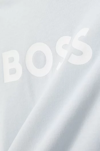 تي شيرت بشعار الماركة قطن