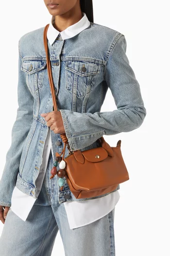 XS Le Pliage Ceramique Bag in Leather