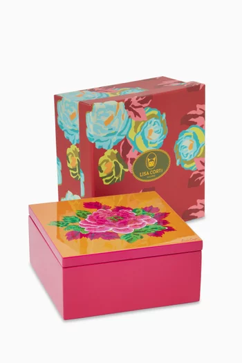 صندوق جلوري اورانج صغير