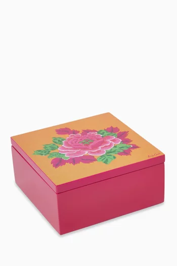 صندوق جلوري اورانج صغير