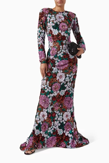 Delaney Embellished Gown