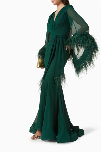 Geisha Feather Gown