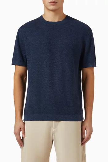 Kolben T-shirt in Pacific Linen