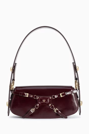 Lilith Shoulder Bag in Glossy Calf Leather