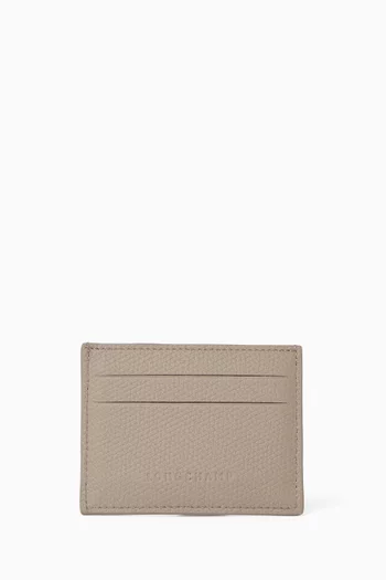 Le Roseau Card Holder in Leather