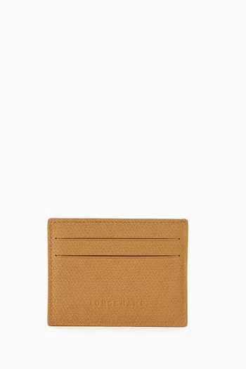 Le Roseau Card Holder in Leather