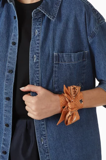 French Bandana Headband in Silk