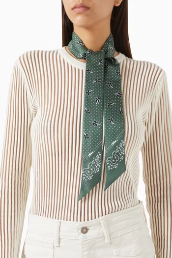 French Bandana Headband in Silk
