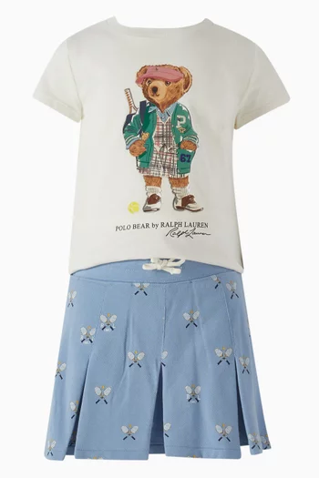 Bear Logo T-shirt in Cotton-jersey