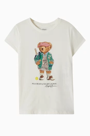 Bear Logo T-shirt in Cotton-jersey