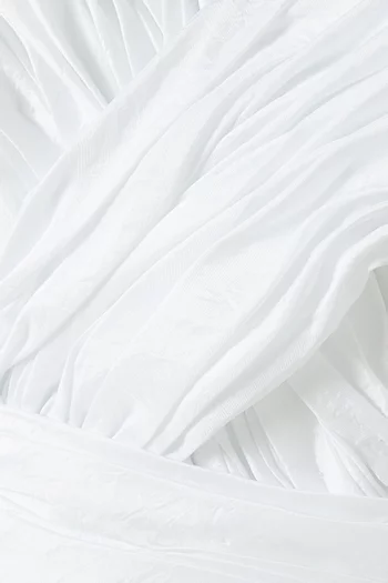 En Poesia Off-shoulder Top in Taffeta