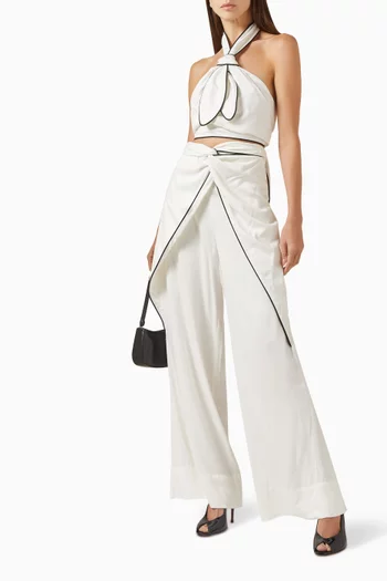 Muy Fluido Draped Pants in Rayon
