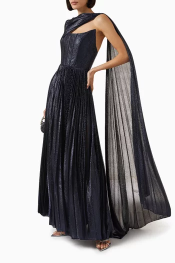 Desita Draped Gown