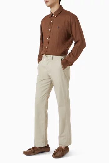 Straight-fit Chino Pants in Stretch Cotton