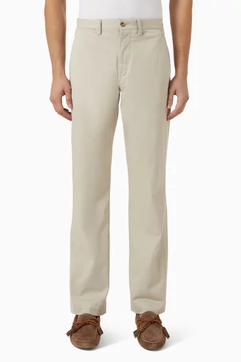 Straight-fit Chino Pants in Stretch Cotton