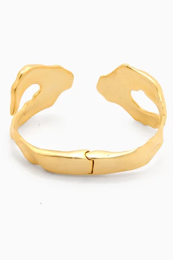 B-JANUS-GOLD BRACELETS BRASS DIPPED IN 21K GOLD WITH A MATTE FINISH  FASHION JEWELRY:Gold    :One Size|218566323